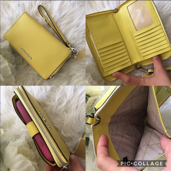 Final sale ✨Michael Kors jet set phone holder wallet wristlet - Picture 5 of 16